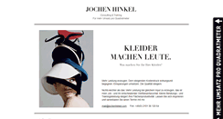 Desktop Screenshot of jochenhinkel.com